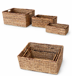 Buri Rectangular Baskets | Handmade Buri Baskets