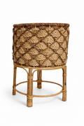 Weaved Round Planters with Stand | Handcrafted Buri Planters