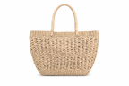 Fem | Natural Woven Tote Large | Handwoven Abaca Bag