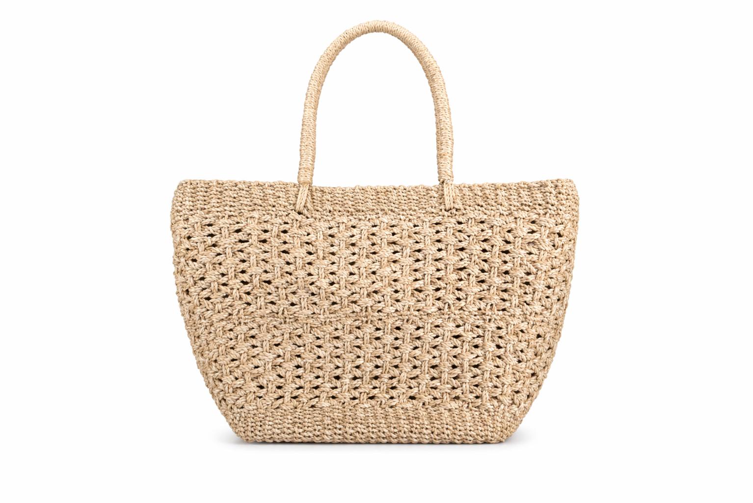 Fem | Natural Woven Tote Large | Handwoven Abaca Bag