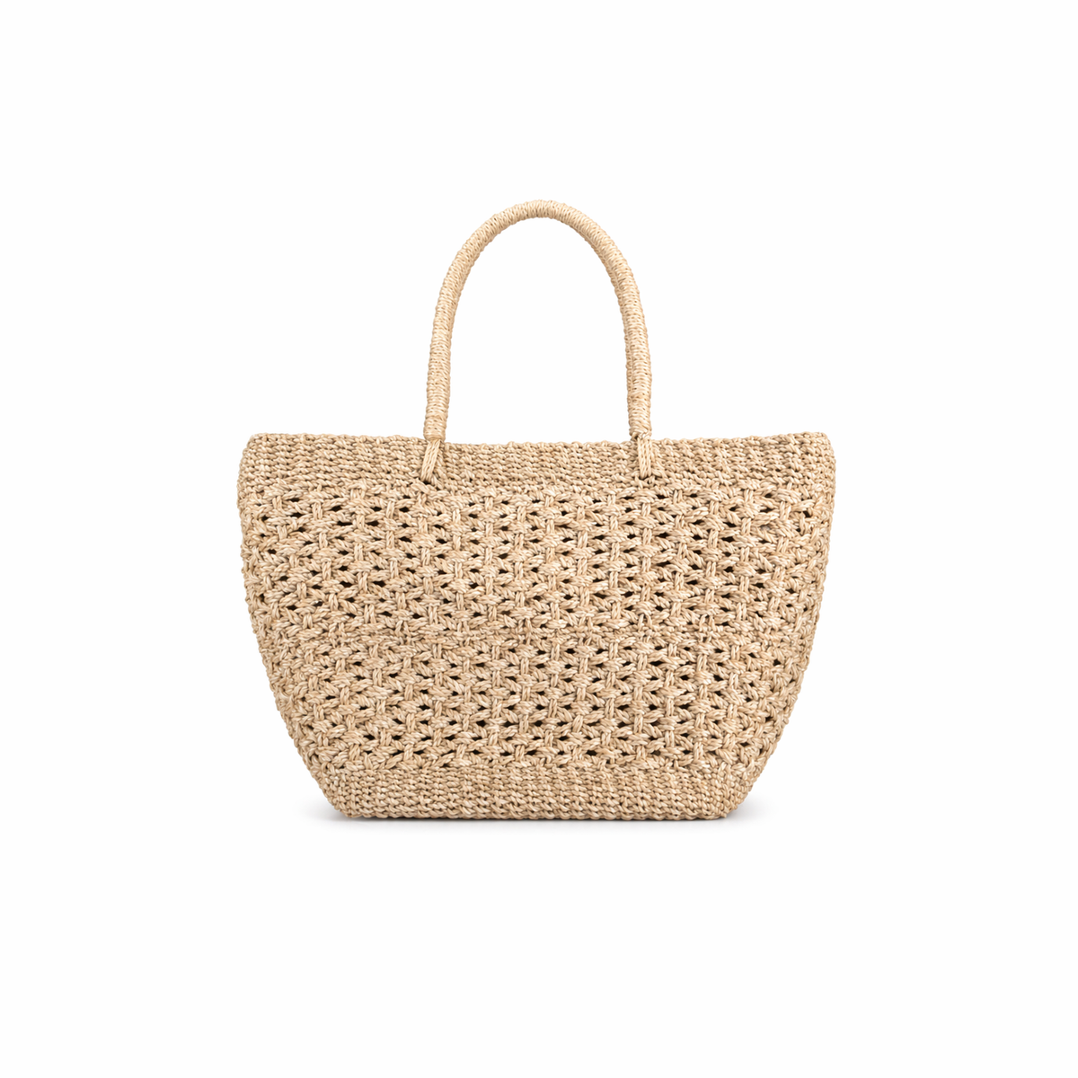 Fem | Natural Woven Tote Large | Handwoven Abaca Bag