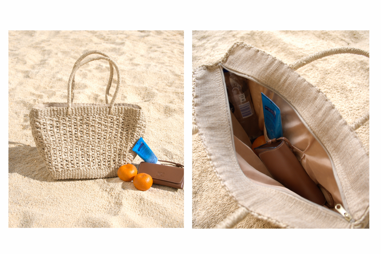 Fem | Natural Woven Tote Large | Handwoven Abaca Bag