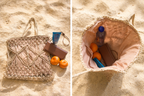 Mila | Natural Macramé Tote with Patterns and Inner Lining| Handwoven Abaca Bag