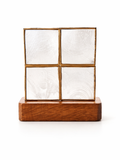 Mini Block Decorative Base | Handcrafted Capiz Table Decor