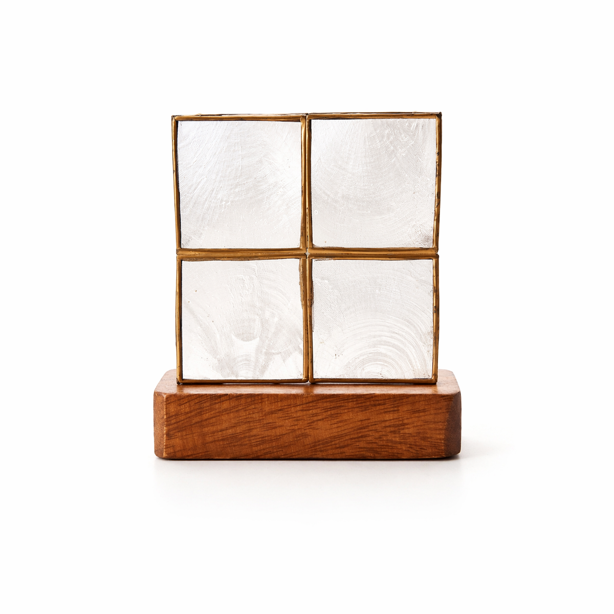 Mini Block Decorative Base | Handcrafted Capiz Table Decor