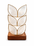 Leaf Decorative Base | Handcrafted Capiz Table Decor