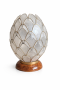 Dragon Egg Decorative Base | Handcrafted Capiz Table Decor