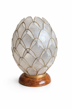 Dragon Egg Decorative Base | Handcrafted Capiz Table Decor