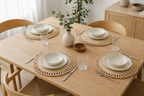 Natural Abaca Round Placemat