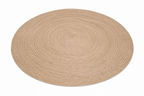 Natural Round Rug  | Handwoven Pandan Rug