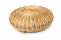 Natural Rattan Ottoman  | Handwoven Rattan Ottoman