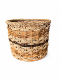 Multitone Round Planters | Set of Three (3) - Handcrafted Buri Planters