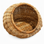 Natural Rattan Pet Bed | Handcrafted Rattan/Buri Pet Bed
