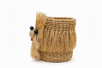 Chow Chow Planter | Handmade Abaca Planter