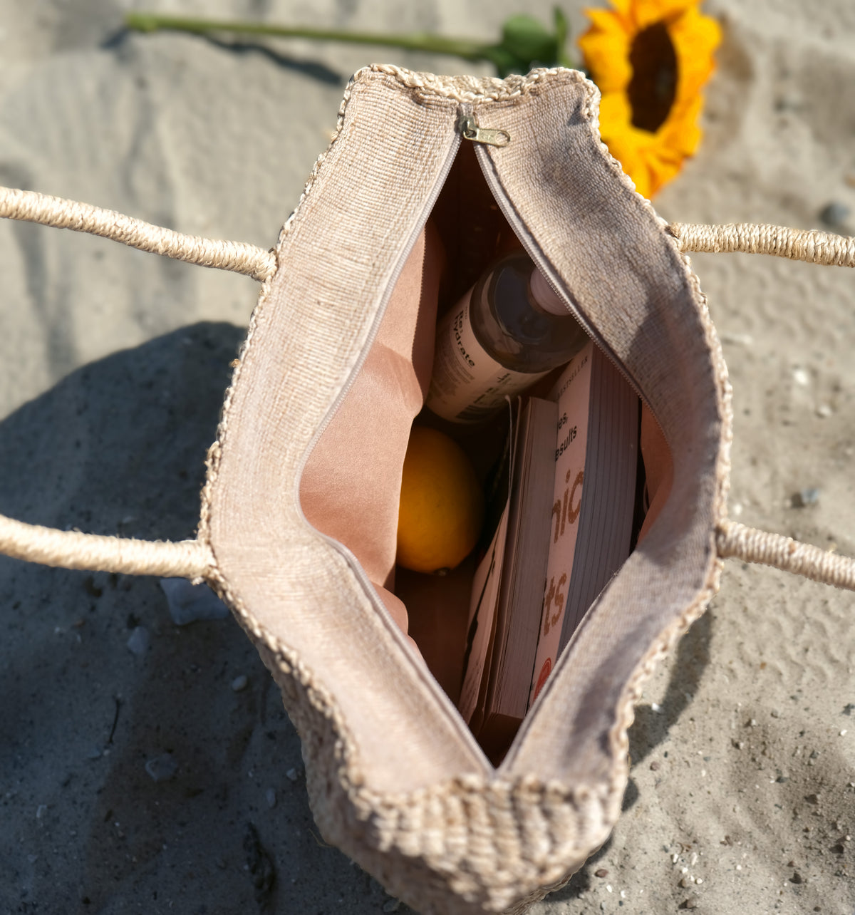 Fem | Natural Woven Tote Large | Handwoven Abaca Bag