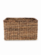 Buri Rectangular Baskets | Set of Three (3) | Handmade Buri Baskets