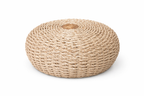 Natural Buri Ottoman | Handwoven Buri Ottoman