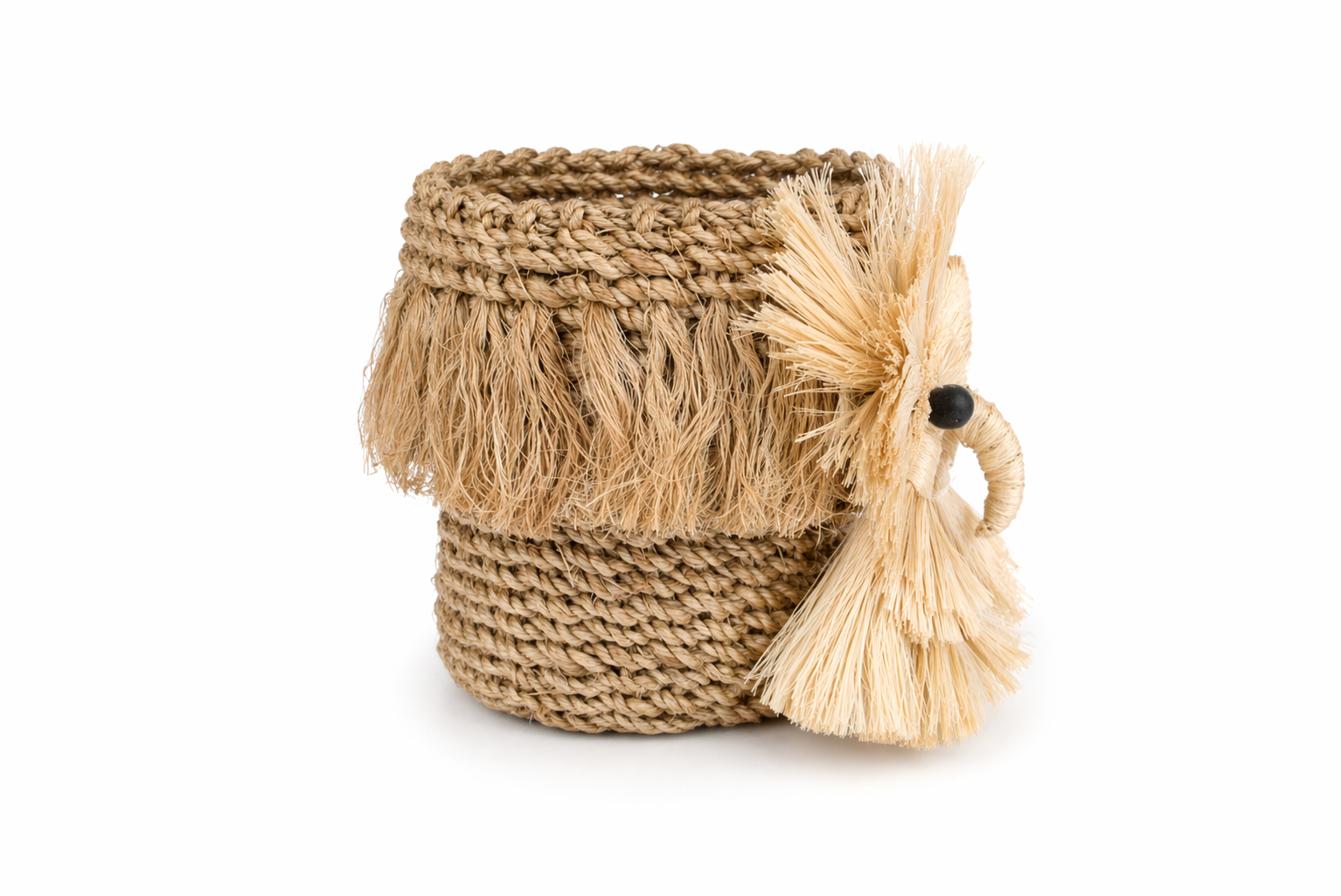 Owl Planter | Handmade Abaca Planter