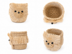 Chow Chow Planter | Handmade Abaca Planter
