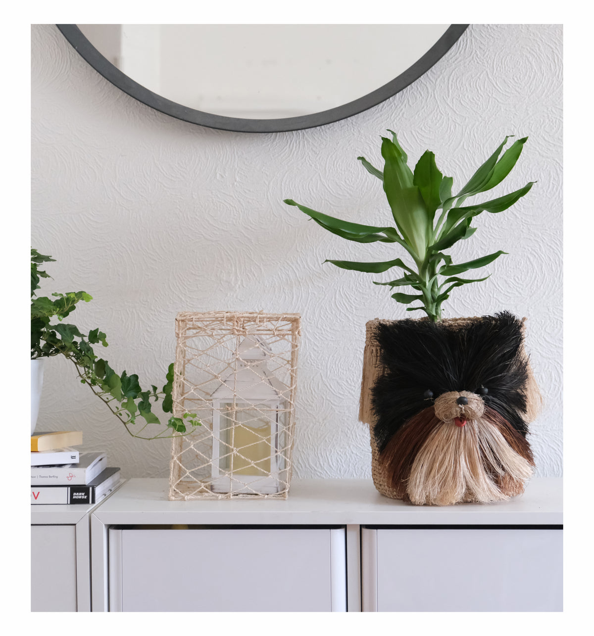 Three-Tone Pomeranian Planters | Handmade Abaca Planters