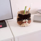 Three-Tone Pomeranian Planters | Handmade Abaca Planters
