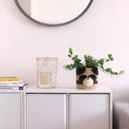 Two-Tone Yorkie Abaca Planters | Handmade Abaca Planters
