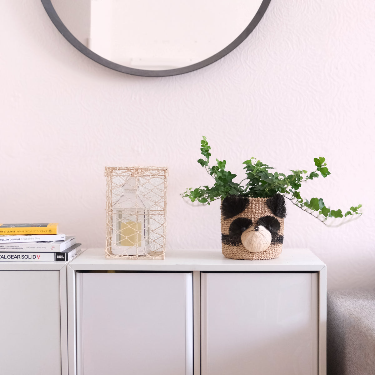 Two-Tone Yorkie Abaca Planters | Handmade Abaca Planters
