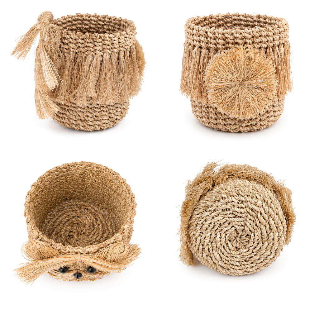 Yorkie Planter | Handmade Abaca Planter