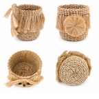 Yorkie Planter | Handmade Abaca Planter