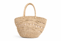 Ludy | Natural Woven Handbag with Patterns | Handcrafted Abaca Bag