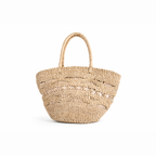 Ludy | Natural Woven Handbag with Patterns | Handcrafted Abaca Bag