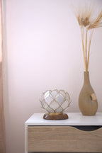 Cabbage Decorative Base | Handcrafted Capiz Table Decor