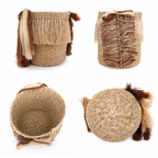 Red Shih Tzu Abaca Planters | Handmade Abaca Planters