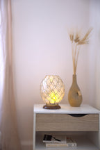 Dragon Egg Decorative Base | Handcrafted Capiz Table Decor