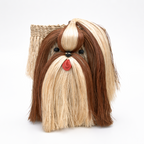 Red Shih Tzu Abaca Planters | Handmade Abaca Planters