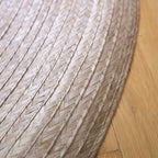 Natural Round Rug  | Handwoven Pandan Rug
