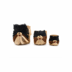 Three-Tone Pomeranian Planters | Handmade Abaca Planters