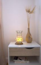 Vase Decorative Base | Handcrafted Capiz Table Decor